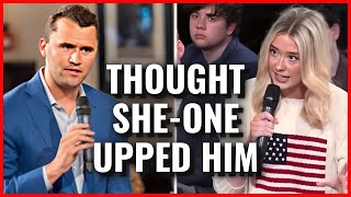 Angry Feminist Actually Thought Shed Outsmarted Charlie Kirk, Until He Said This