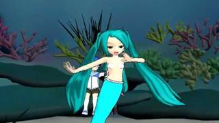 Mmd Chibi Mermaid Miku Renai Circulation
