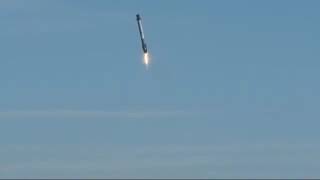 Spacex Fırlatma Roketi Dönüşte Denize Düşen Görüntüleri Ortaya Çıktı