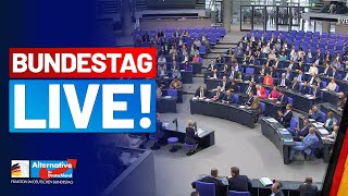 Bundestag Live - Haushaltsdebatte Und Wahl Von Verfungsrichtern - Afd-Fraktion Im Bundestag
