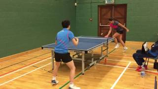 Alan Pattison Vs. Sabina Devereux, Pingzone Grandprix, December 2016, Semi-Final