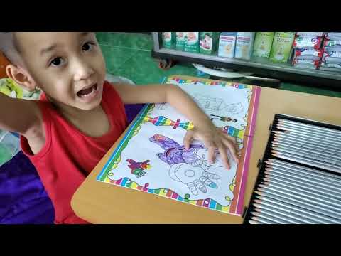 Tô màu siêu nhân và Robot của bạn Ken và Tiger - Superman coloring