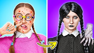 Ezi̇kti̇m, Wednesdaye Dönüştüm Tiktok Gereçleriyle Çılgınca Dönüşüm La La Dünya Emoji