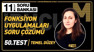 Fonksiyon Uygulamaları Soru Çözümü 11. Sınıf Matematik Fonksiyonlarda Uygulamalar Çözümlü Test