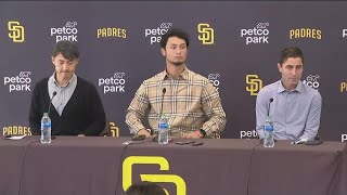 Padres Hold Press Conference To Announce Yu Darvish Six-Year Extension