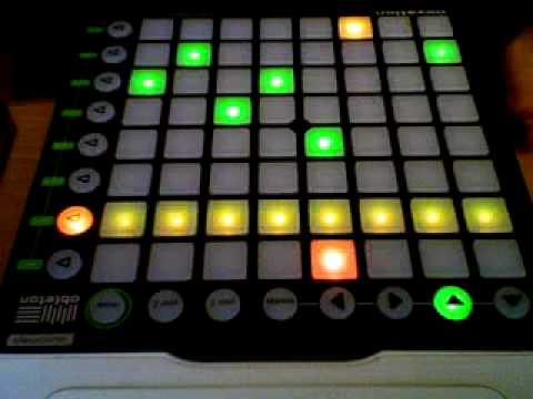 Launchpad Linear Sequencer with Mulitple Patterns and MIDI CC