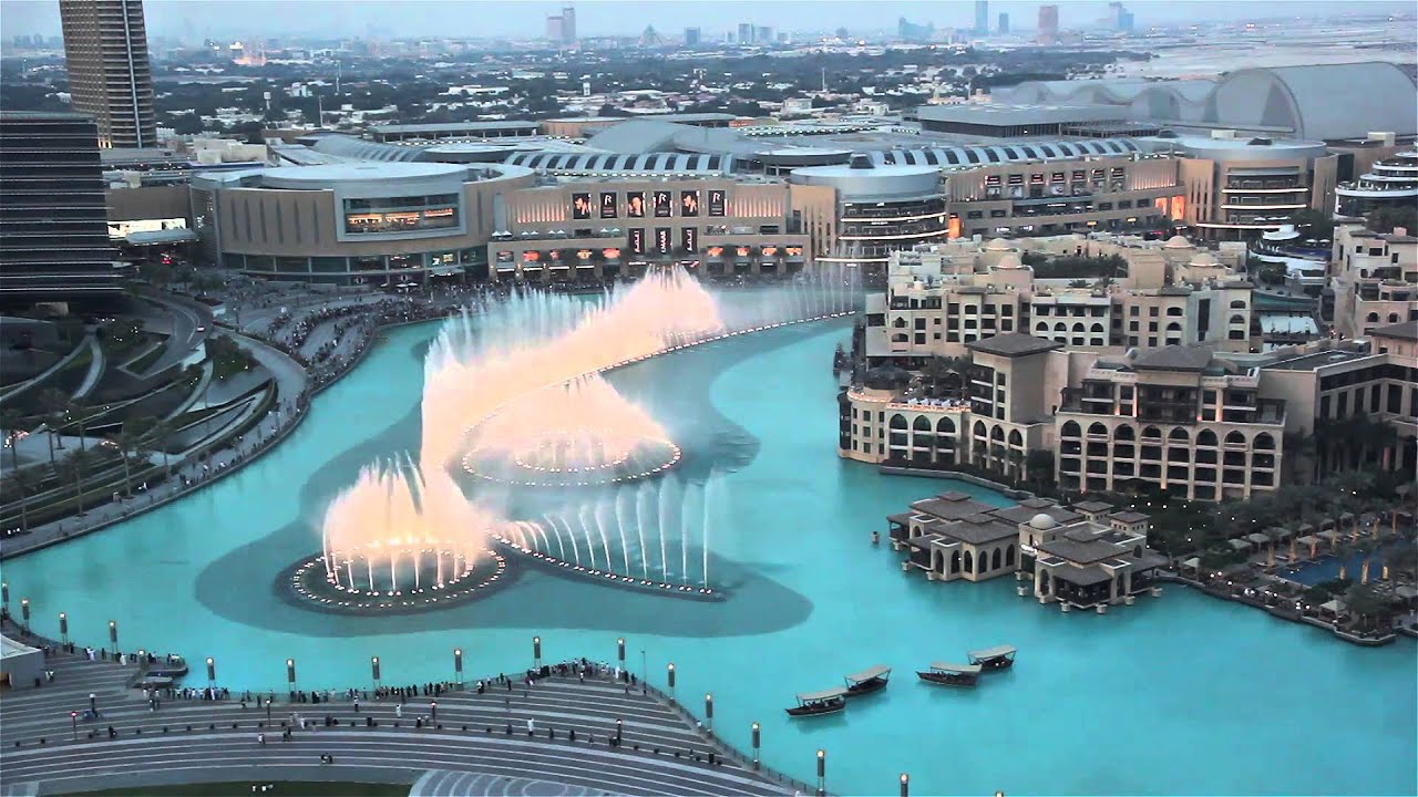 Dubai Fountains 2013 Burj Khalifa 1080P YouTube