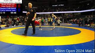Tallinn Open U20 57Kg Poule A Gaspard Cheynoux Fra - Rowin Singh Leil Gbr