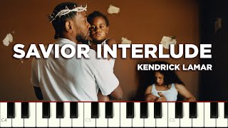 Kendrick Lamar - Savior Interludepiano Tutorialmidi Dl