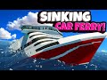 MASSIVE Car Ferry Attempts to CAPSIZE in Stormworks Sinking Ship Survival!