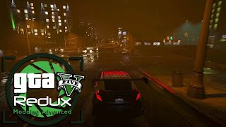 Gta 5 Redux 1.10 4K 60Fps Colorful Realistic Rain Gtx 1050 Ti I7-8700