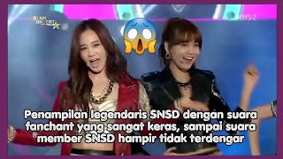 Unforgottable momen for Sone, one of the best fanchants SNSD