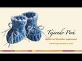 Zapatitos para bebé en crochet (Parte 2)