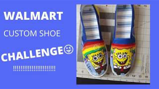 Custom Walmart Shoe Challenge