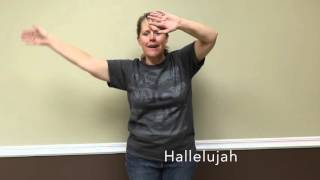 Away in a Manger Motions