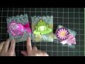 Cuttlebug Embossing on Clear Plastic Box Cricut Cartridge images