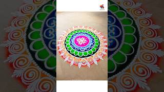 Beautiful Sanskar Bharati Rani Design For Diwali
