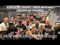 New York United Tour 2022 - Tour Diary (AGNOSTIC FRONT, SICK OF IT ALL, CROWN OF THORNZ)