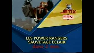 Power Rangers Sauvetage Eclair - Jetix - Promo - Jetix Fan - Dans 2 Minutes