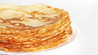 Рецепт блинов на молоке и воде. Простой рецепт блинчиков, которые получаются всегда. Pancakes recipe Рецепт блинов на молоке и воде. Простой рецепт блинчиков, которые получаются всегда. Pancakes recipe