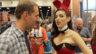 LeeAnna Vamp Sexy Trek Bunny at Comic-Con 2014 (full interview)