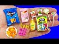 11 DIY MINIATURE FOOD AND DRINKS HACKS AND CRAFTS !!!!