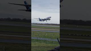 Fantastic Kuwait Airlines A330-800Neo Takeoff At Man