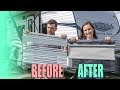 Slow-Rise Day/Night Roller Shades RV Install - Goodbye Mini Blinds! - RV Upgrade