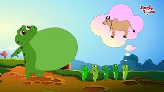 Frog & Ox (मेंढक और बैल) | Aesop Stories: Mendhak Aur Bail | Animated Stories