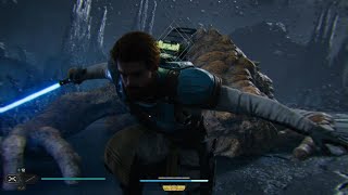 Star Wars Jedi Survivor - Two Rancor Force Tear Fight