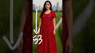 Xl Size Piping Nighty Rate 200