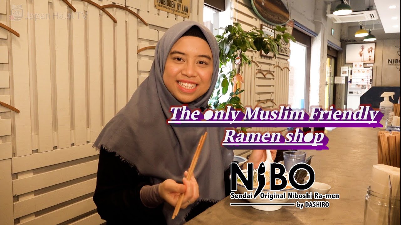 The Only Muslim Friendly Ramen Shop in Sendai City, Japan : Dashiro NIBO