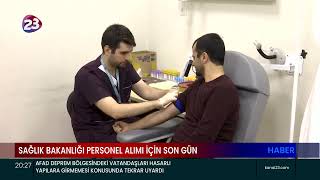 Sağlik Bakanliği Personel Alimi İçi̇n Son Gün