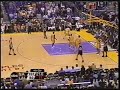 Spurs beat Lakers. Derek Fisher, Kobe Bryant crying. 2003.