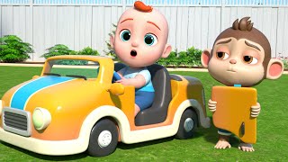Las Ruedas Del Coche Girando Van Versión Del Coche Roto Bebé Leo - Canciones Infantiles