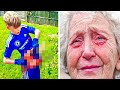 Elderly Woman Catches 4 Boys In Her Yard, Cries When She Realizes What They're Doing