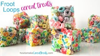 Froot Loops Cereal Treats
