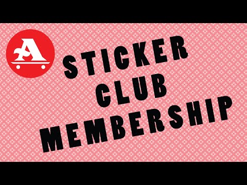 JOIN THE ALL I NEED STICKER CLUB