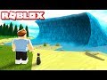 SURVIVE THE MEGA WAVE IN ROBLOX