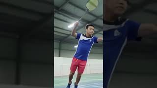 Yung Badminton Player Na Halos Lumilipad Na Isip Sa Laro Viral Viral