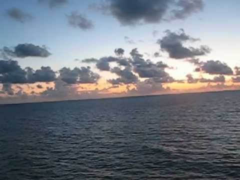Early Morning Ocean from our Disney Cruise Balcony