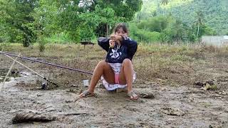 Mancing Sesi Sampe Keliatan Babon Nya