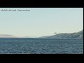 UFO flying in the sea on Island of Pag, Croatia on 10/08/2013
