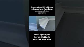 Rodapé Meia Cana Pvc Para Rdc 50 Da Anvisa