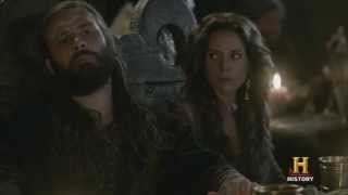 Historys Vikings Season 2 Episode 6 Clip. King Horik, Ragnar & Rollo Discuss Jarl Borg