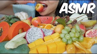 ASMR Exotic Fruit Platter (Different Texture EATING SOUNDS) No Talking | SAS-ASM