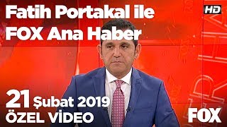Çanakkale'de 5 büyüklüğünde deprem... 21 Şubat 2019 Fatih Portakal ile FOX Ana H