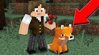 Minecraft Origens #13: EU CONSEGUI UMA RAPOSA, O NOVO MOB DO MINECRAFT!