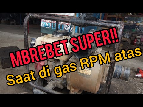 MESIN GX160 brebet parah mumet | gas naik turun