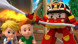 Робокар Поли - Рой и пожарная безопасность - Безопасность в семье | Мультфильмы для детей